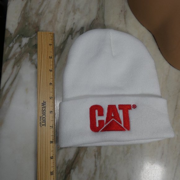 Caterpillar - CAT logo Knit Cap Beanie Gray - Picture 11 of 11